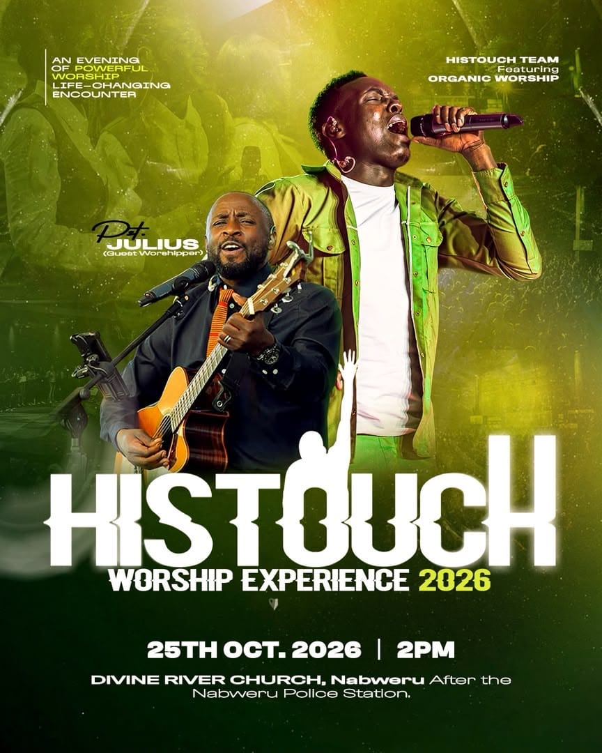 His Touch Worship Experience 2026 promotional poster featuring worship guests